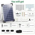100 50ft Solar Irrigation System For Automatic Plants Watering  Drip Irrigation