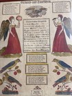 Antique Original Pa Dutch Framed Fraktur From 1831 Allentown  Pa In German