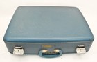 Vintage Jet Flite Hard Case Travel Suitcase Blue 21  X 16  Carry-on Luggage