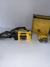 Minolta Weathermatic Dual 35mm Underwater Camera  U w Case strap Works Great