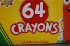 Crayola Crayons With Sharpener  64 Count Arts Craft Supplies