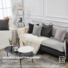  Soft Cushion Covers Pillow Covers Faux Linen Pillow 18  X 18   pack Of 4  Grey