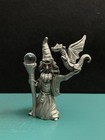Spoontiques Pewter Magic Wizard Warlock Staff Dragon Familiar Figurine Got Rpg