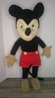 Rare 1930 s Mickey Mouse Googly Eyed Plush Doll 21  High In Very Good Condition