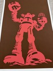 Ames Bros    destroyers    Giant Robot Brand Poster Signed   Rare   Pearl Jam