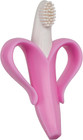 Pink Teether Toothbrush  Soft Bristles  Silicone  Usa Made  11m  Sold  
