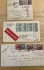 Lot Of 12 1920-50 s Us Special Delivery Covers Mixed Origins