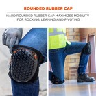 Ergodyne Proflex 367 Professional Knee Pads  Protective Round Cap  Lightweight G