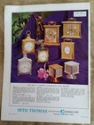 Vintage Original Seth Thomas Clock Catalog 828 6-70 20 Pages