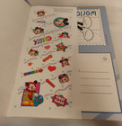 1992 Walt Disney Mickey World Tour Postcards Color Send Stickers New Old Stock