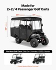 Vevor Golf Cart Cover Visible Full-enclosure 2 2 4 Passenger Club Car Cover