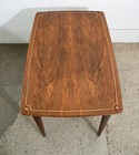 Mid Century Danish Modern Coffee Table Walnut Extension Draw Leafs Mcm Vintage