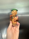 Drinking Man Mechanical Wine Bottle Stopper Cork Vintage Hand Painted