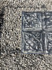 Antique Metal Tin Ceiling Tile 24    X 24  Salvaged Vintage 