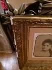 Antique Victorian Sign 1892 Photograph Potrait Of A Beautiful Young Lady Framed 
