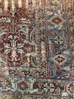 Antique Heriz Handknotted Wool Rug  7 6 X 12 5