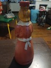 Vintage Mrs  Butterworth Hand Painted Syrup Bottle Folk Art Collectible 155
