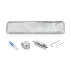 Aluminum Polished Adjustable Interior Mirror With Pivot Ball