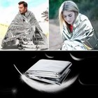 10 6 4pack Emergency Mylar Blankets Thermal Rescue Blanket Survival Gear 52 X 82