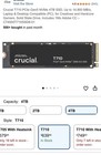C2 Crucial Ct4000t710ssd8 T710 4tb Gen5 Ssd 100  Good Health Opened Box Read   