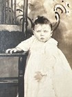 Angry Baby Mary From Lamar County Texas Estate  1880s Antique Cabinet Card Photo