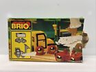 Very Rare Vtg Brio 3322 Expedition Set Forklift Complete Boxed Rimless Wheels