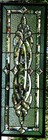 Stained Glass Transom Window Hanging Panel  35 X 13 1 2  Incl Hooks