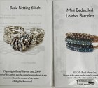 6 Patterns For Hand Beaded Bracelets Beaded Beads Netting Herringbone   More
