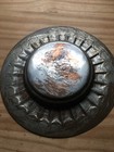 Antique Ottoman Tinned Copper Middle Eastern Turkish Plate Dish 9 d