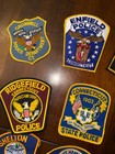 Lot Of 10 Connecticut Police Patches State Police Enfield Ridgefield Obsolete