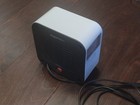 Amazonbasics Mini Ceramic Space Heater  500w  White black  Lightweight  used 