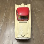 Vintage Tin Toy Car With Red Canopy