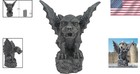 Fierce Florentine Gargoyle Guardian - 12 Inch Weather-resistant Outdoor Statue