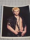 Flat 1984 Billy Idol Orifinal Media Press Promo Photo Vintage Rare