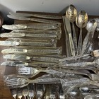 Vintage Oneida Community Tangier Silver Plated Flatware Set Nip 51 P Serves 8