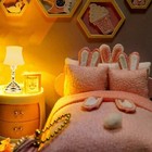 1 12 Minimal Model Dollhouse Miniature Battery Operated Lights Up Table Lamp