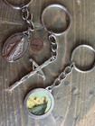 3 Religious Key Chains Relic Cross 