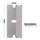 100pcs Razor Blades Single Edge Extra Sharp Heat Treated Safety Knife Scrapers