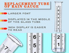 Rain Gauge Tube Glass  Replacement W  Lip  Outdoor  Yard  Garden  Tools  Home