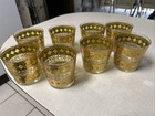 Set Of Vintage W  Virginia Glass Co  Martini Pitcher   8 -3 1 2     Glasses