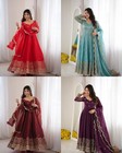 Indian Gown Bollywood Designer Salwar Kameez Pakistani Dress New Suit Party Wear