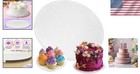 8-inch Elegant White Cake Board - Heavy-duty Reusable Drum For Stunning Desserts
