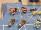Vintage Kids Earrings Lot 21 Pair Studs Flowers Ice Cream 80s-90s Jewelry
