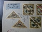Estonia Very Nice Airmail Cover W  Rare Airmail Stamps  fake Cancels  