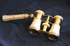 Antique Lemaire W  Handle - Mother Of Pearl French Opera Glasses   Binoculars