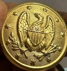Civil War Confederate  Staff Officers Button Campbell Co England Csa