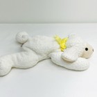 Ty Pillow Pals Baba White Sheep Lamb Plush 14  Yellow Ribbon Vintage 1996