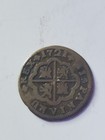  Spainish 1721 Silver Cross Type 2 Reales Vf Pirate Treasure