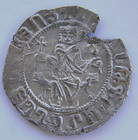Levon I  1198-1218  double Tram silve cilicia Armenian King armenia cross-lion