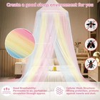 Bed Canopy For Girls Princess With Luminous Stars canopy Bed Curtains  